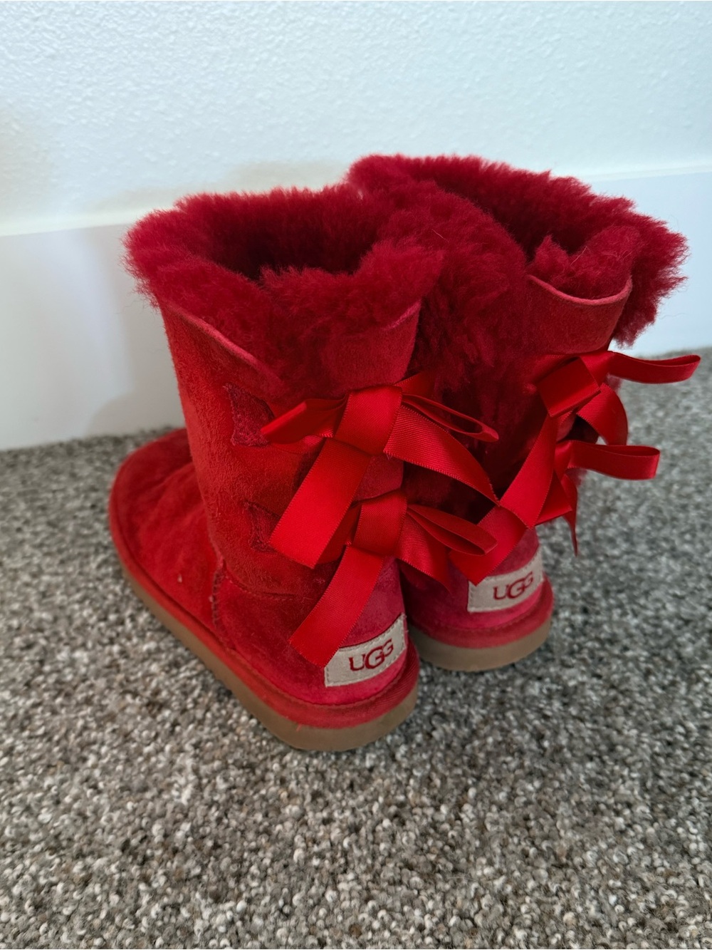 Kids Red UGG Boots